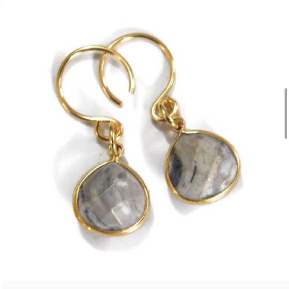 Handmade Genuine Gemstone Earrings - Picture 1 of 4